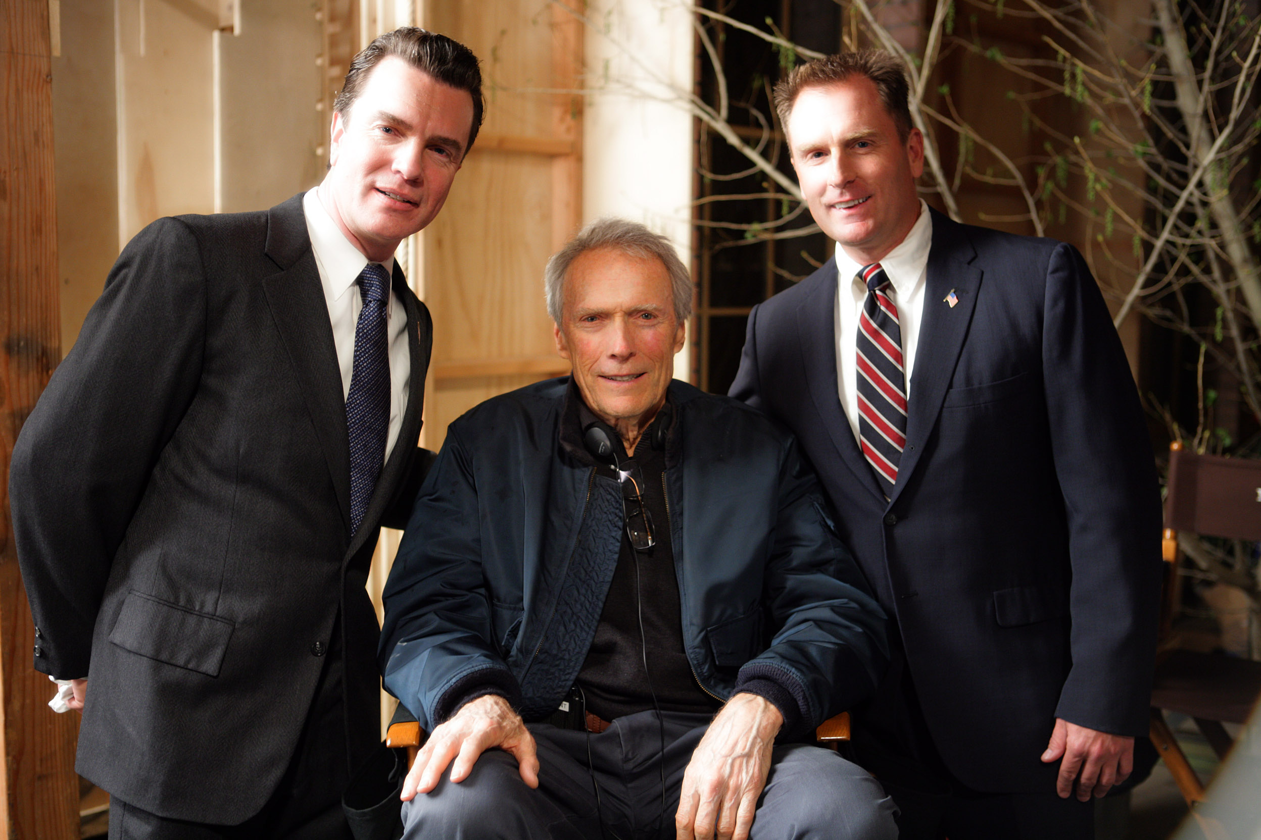 On the set of J. EDGAR with MR. EASTWOOD