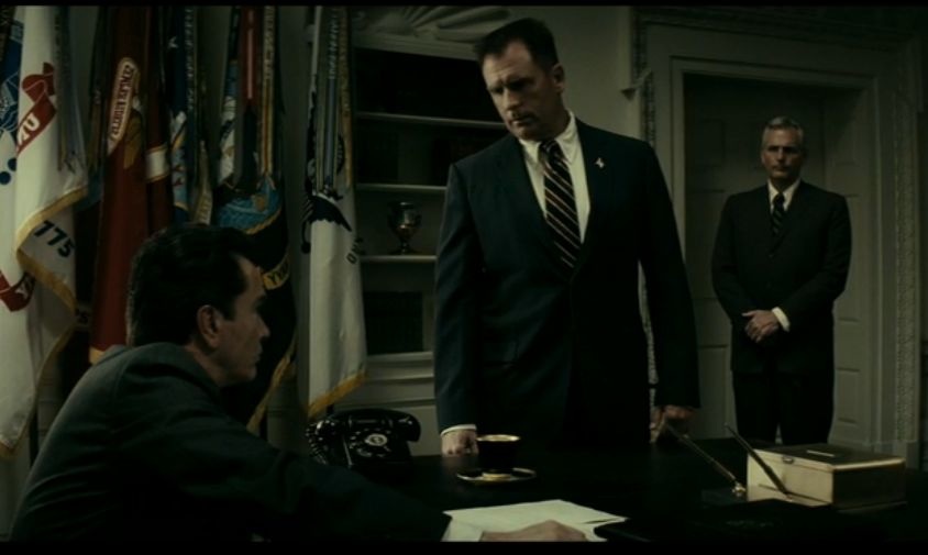 Larkin as HR Haldeman in J. EDGAR