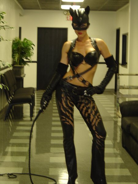 LeAnna as CATWOMAN for EA Games commercial.