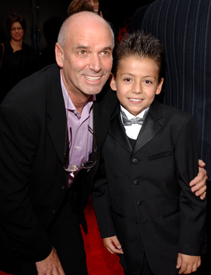 Martin Campbell and Adrian Alonso at event of The Legend of Zorro (2005)