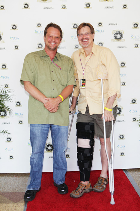 Red Carpet for Screenplay Nomination (6 days after surgery!).