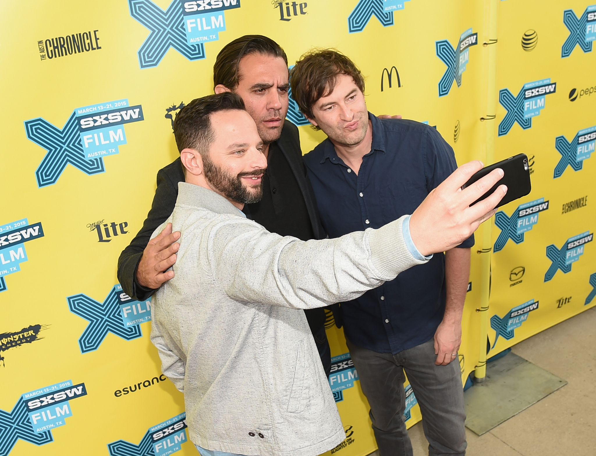 Bobby Cannavale, Mark Duplass and Nick Kroll at event of Adult Beginners (2014)