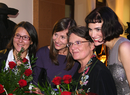 with Agnieszka Holland, Kasia Adamik, and Maja Ostaszewska, Janosik Premiere