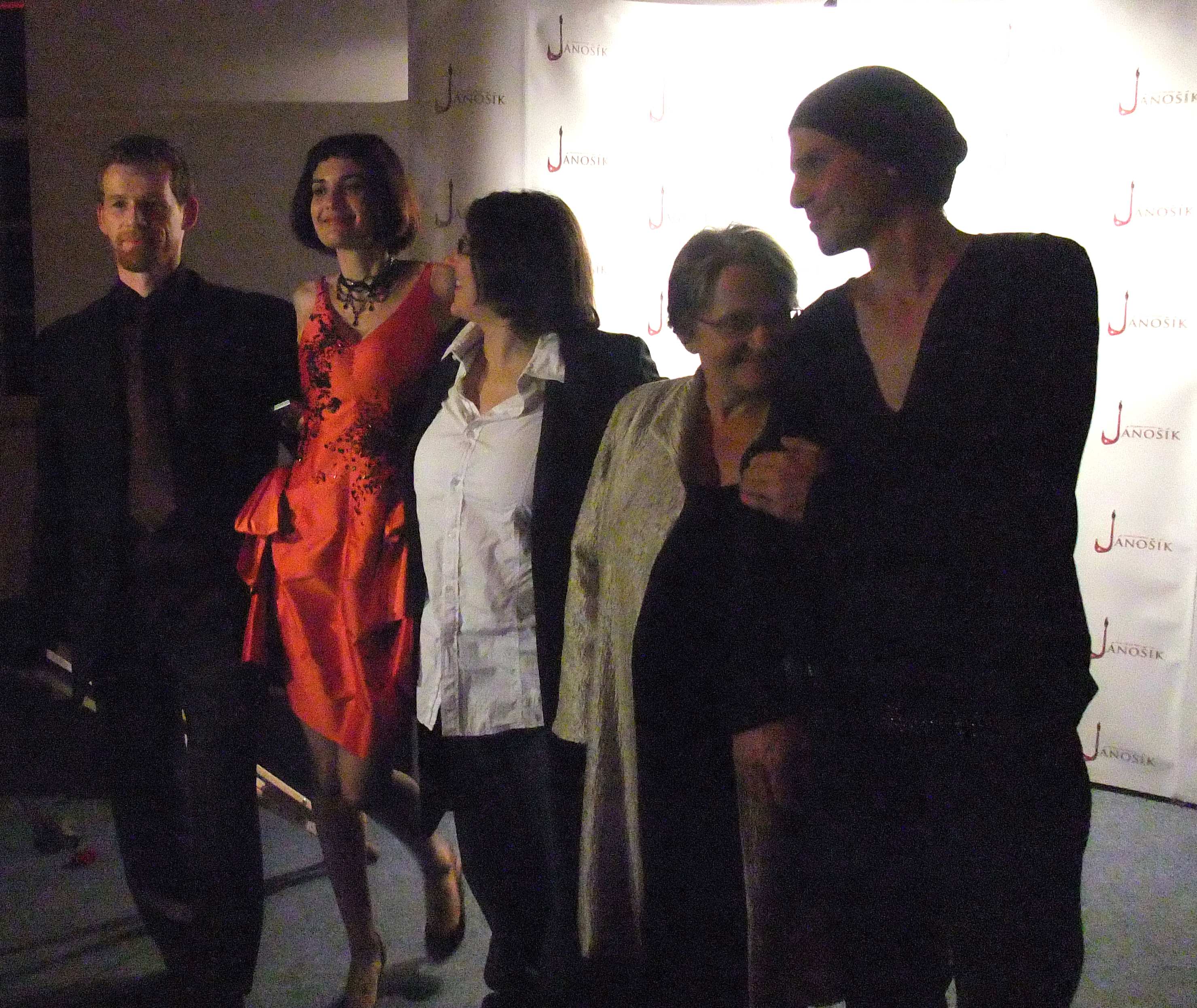 with Agnieszka Holland, Kasia Adamik, Václav Jirácek and Ivan Martinka, Janosik Premiere