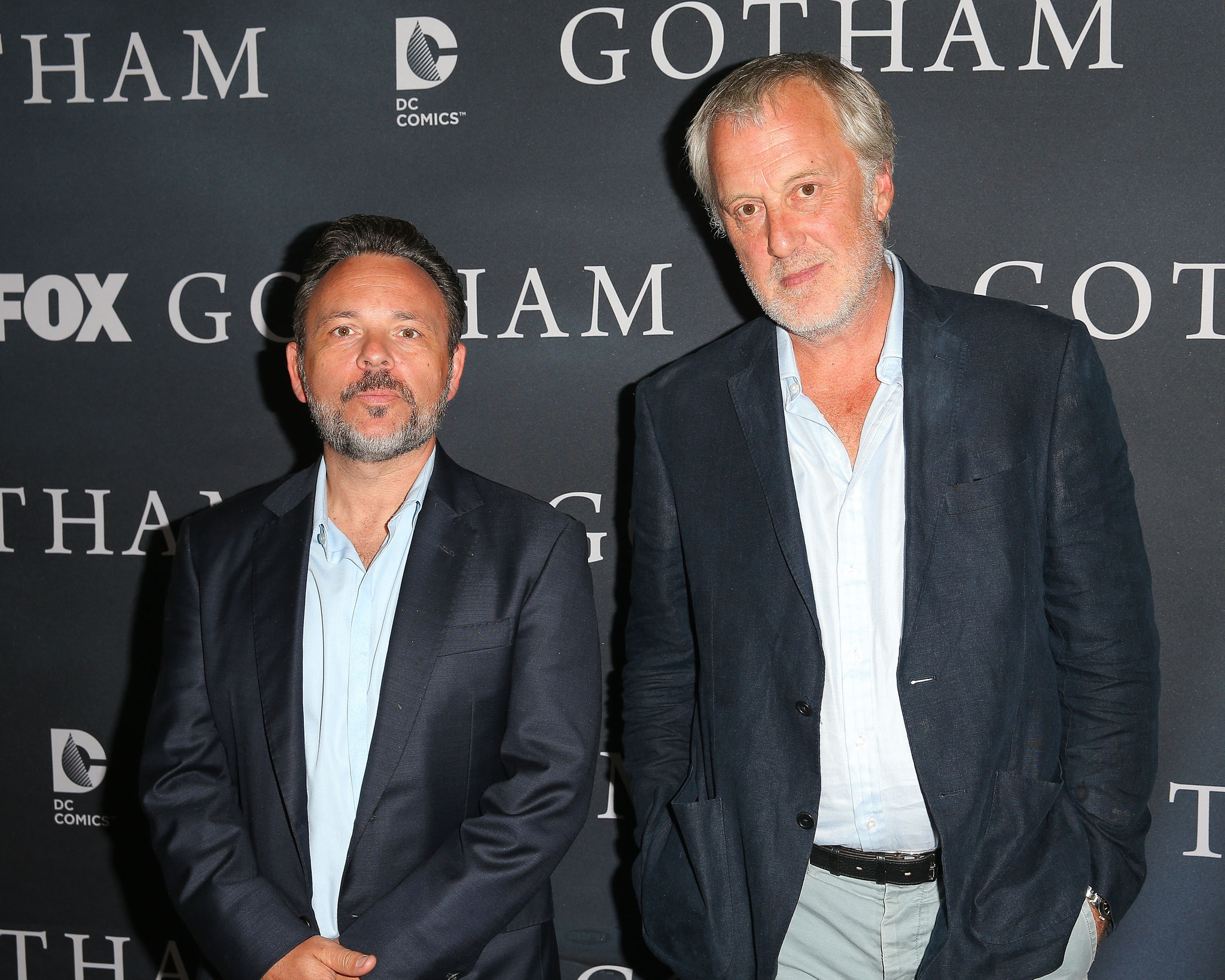 Danny Cannon and Bruno Heller at event of Gotham (2014)