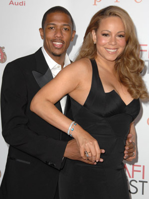 Mariah Carey and Nick Cannon at event of Precious (2009)