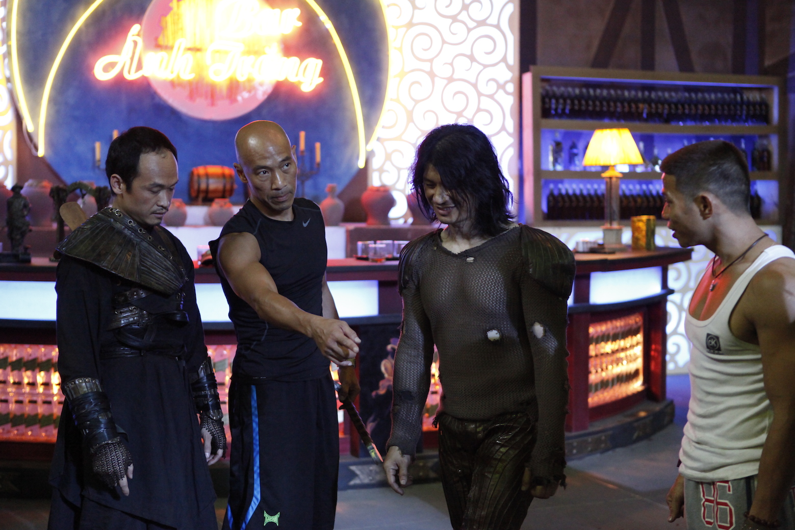 Still of Jason Ninh Cao, Roger Yuan, Dustin Nguyen & Bui Van Hai.