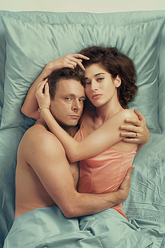 Still of Lizzy Caplan and Michael Sheen in Masters of Sex (2013)