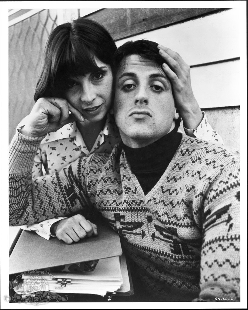 Still of Sylvester Stallone and Talia Shire in Rocky II (1979)