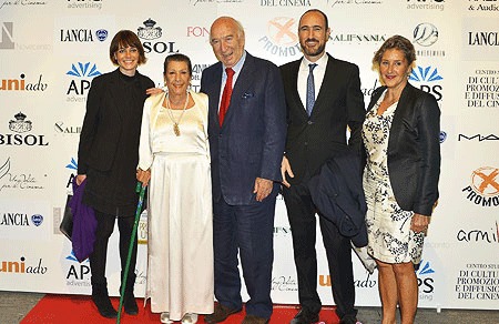 Vera Pescarolo, Giuliano Montaldo, Inti Carboni, Elisabetta Montaldo Una Vita Per Il Cinema 2012