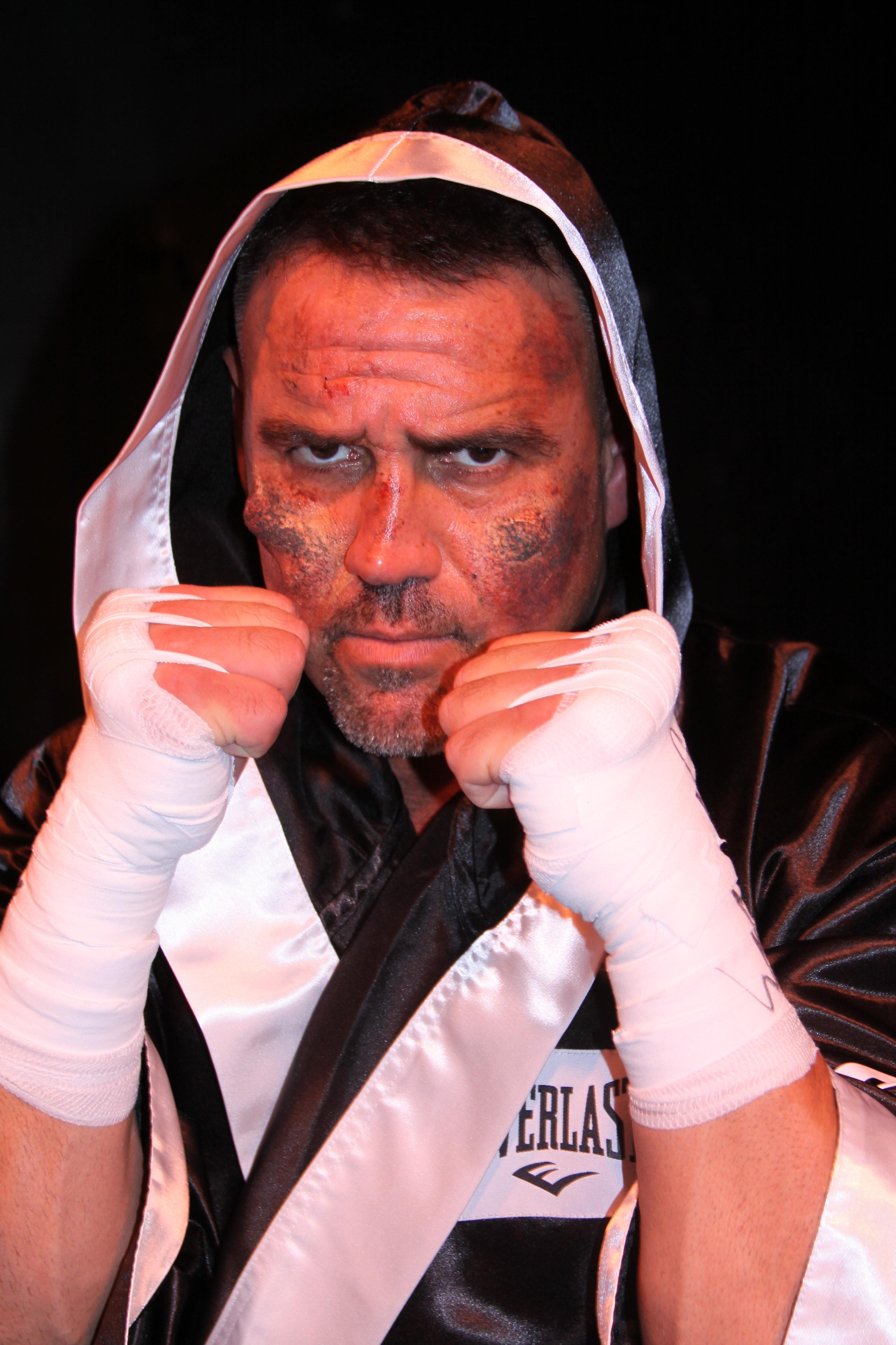 Chris Cardona as Mountain McClintock in NY stage production of REQUIEM FOR A HEAVYWEIGHT.