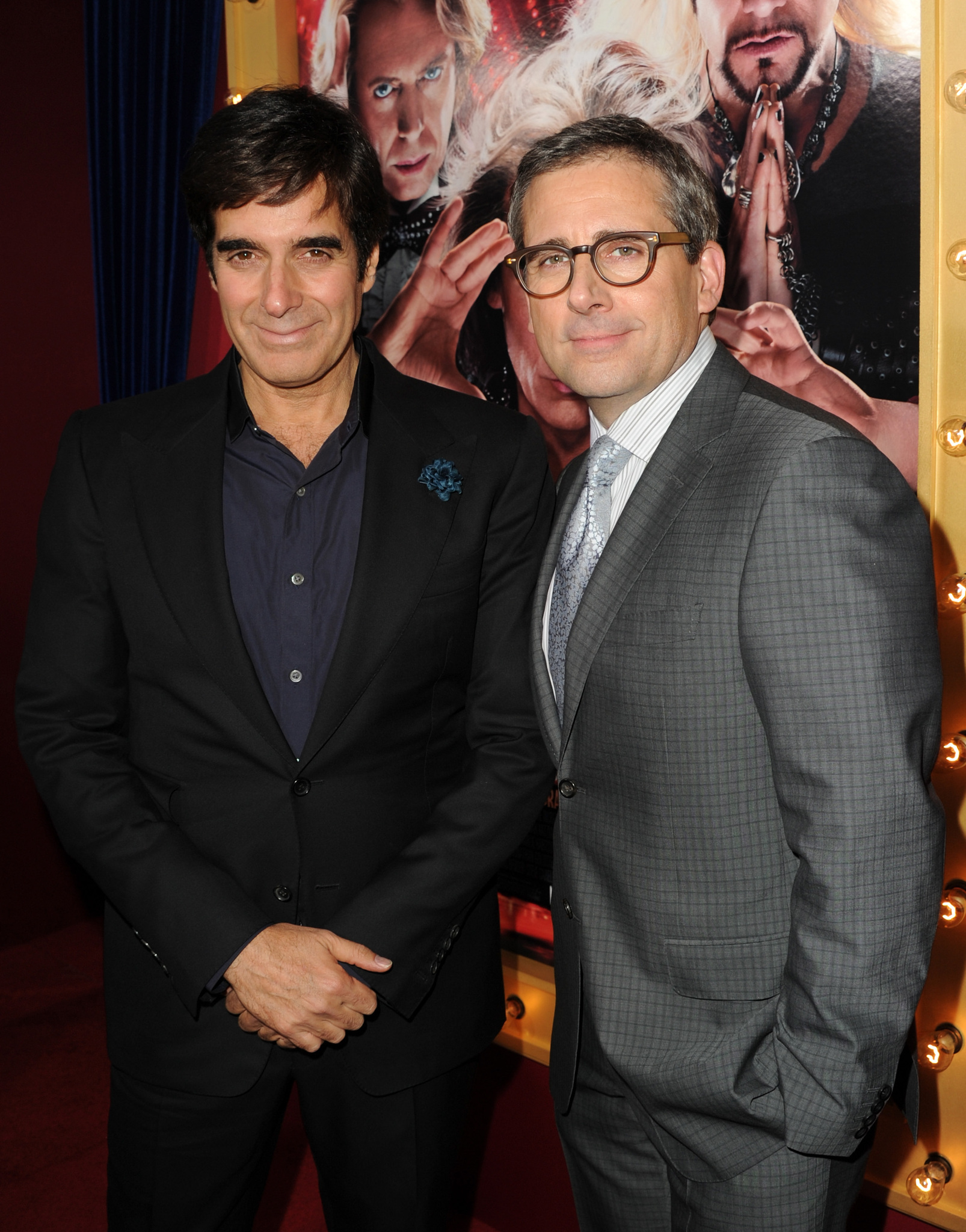 David Copperfield and Steve Carell at event of The Incredible Burt Wonderstone (2013)