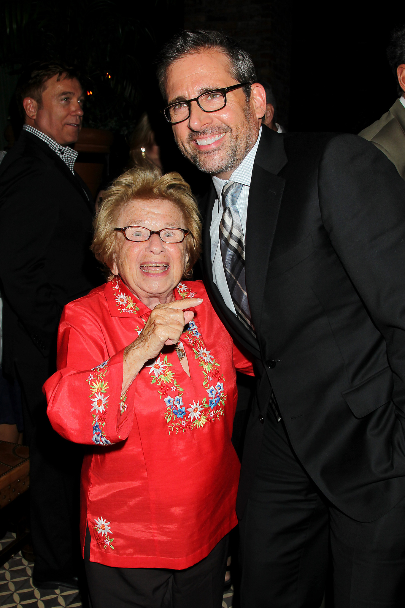 Steve Carell and Ruth Westheimer at event of Hope Springs (2012)