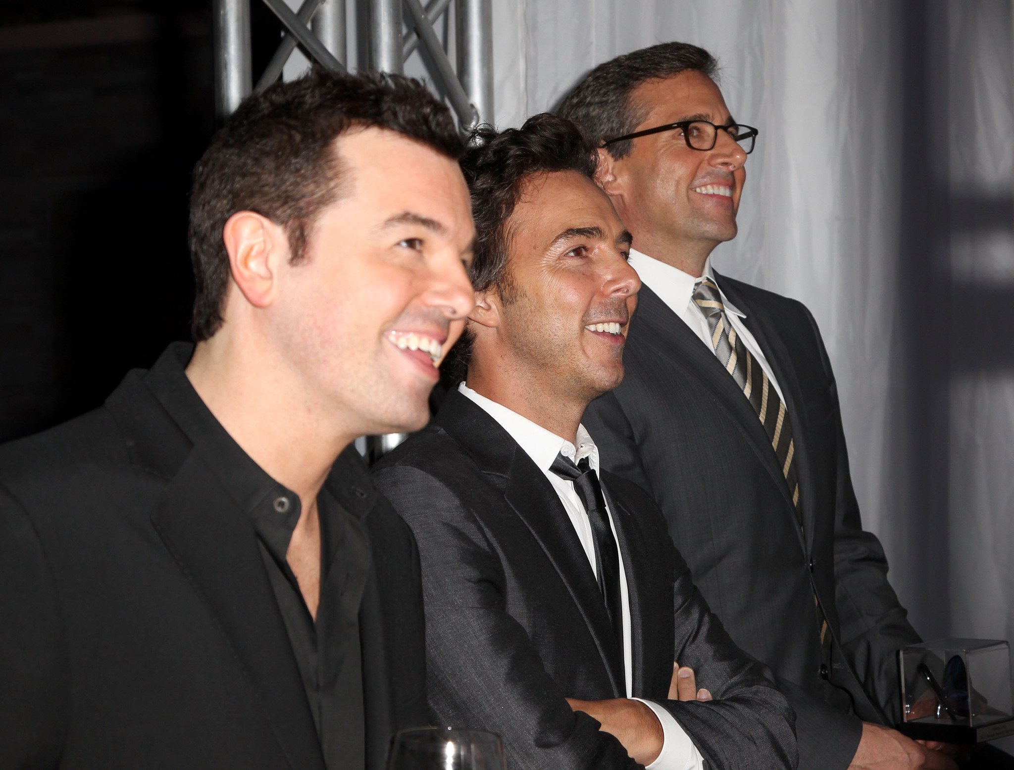 Steve Carell, Shawn Levy and Seth MacFarlane