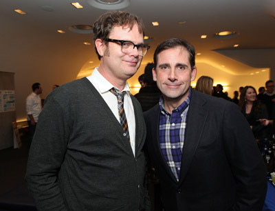 Steve Carell and Rainn Wilson