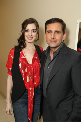 Anne Hathaway and Steve Carell