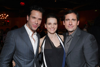 Juliette Binoche, Steve Carell and Dane Cook at event of Dan in Real Life (2007)