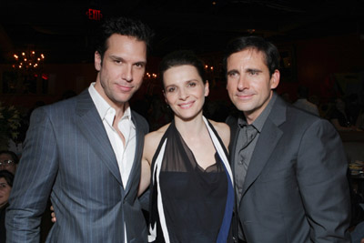 Juliette Binoche, Steve Carell and Dane Cook at event of Dan in Real Life (2007)