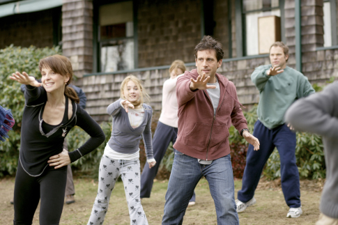 Still of Juliette Binoche, Norbert Leo Butz, Steve Carell and Britt Robertson in Dan in Real Life (2007)