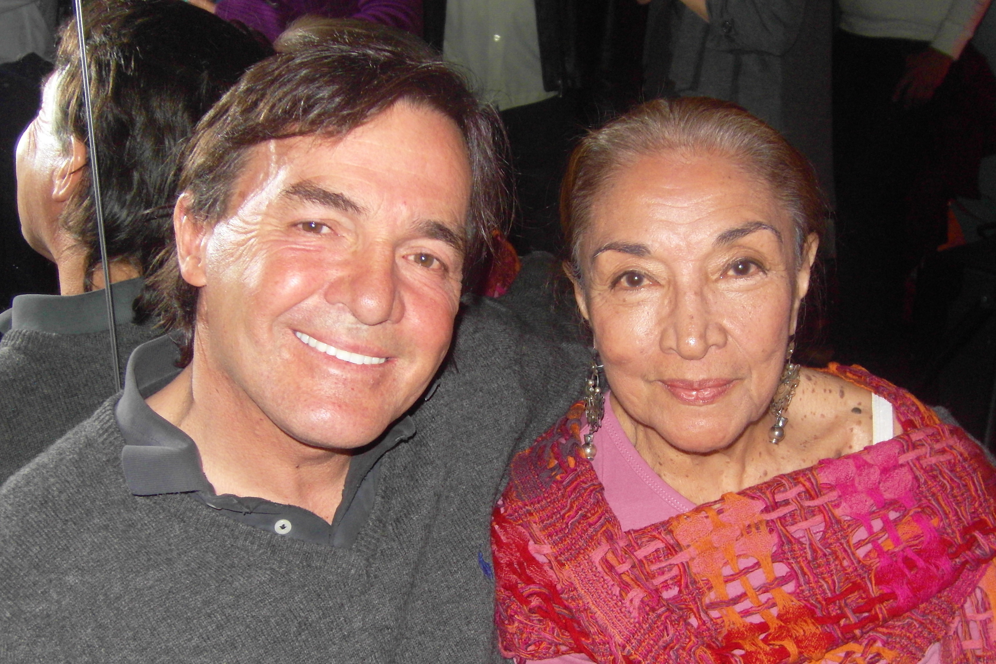 with actress Miriam Colon