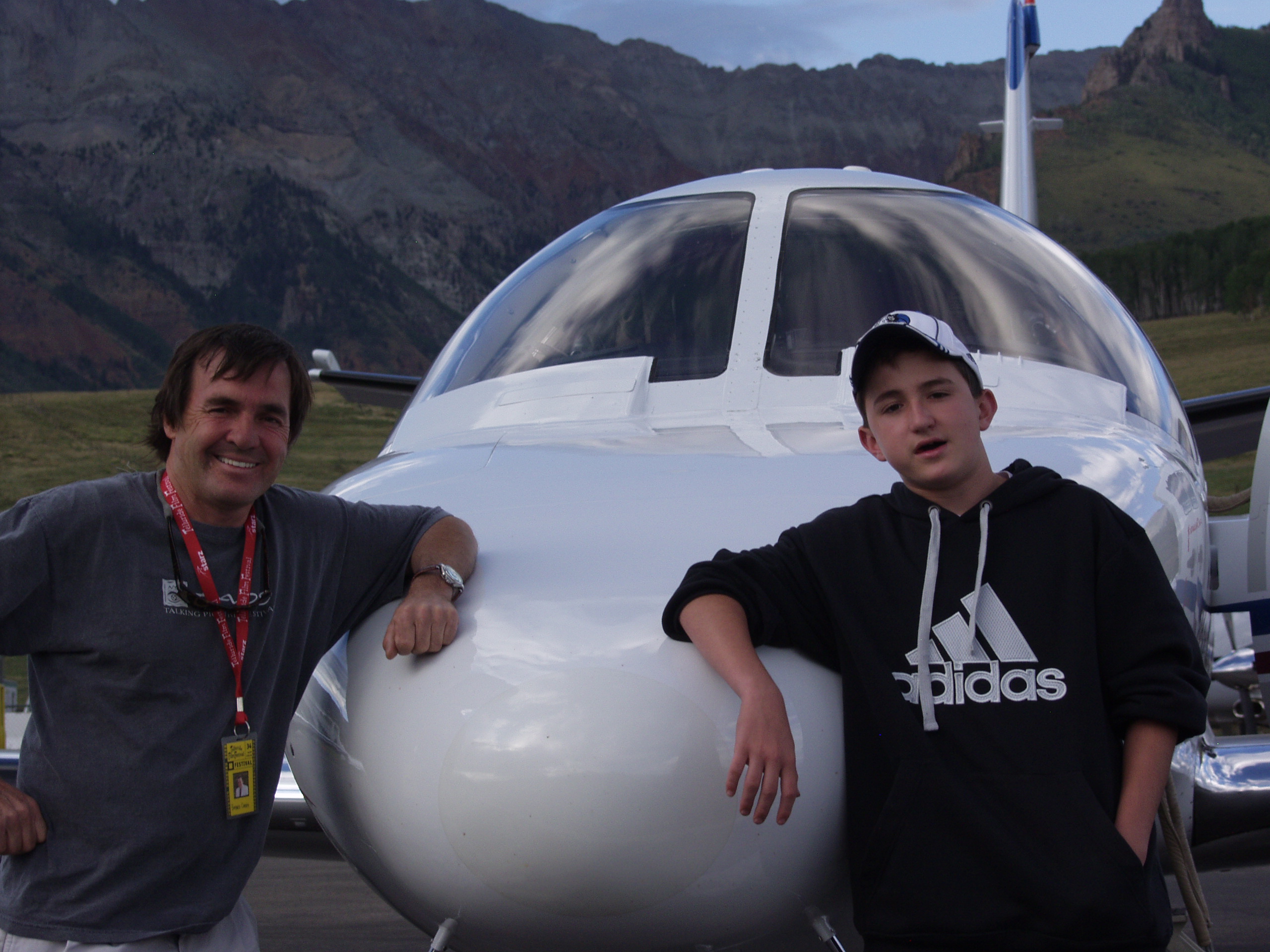 Flying in to Telluride Film Festival