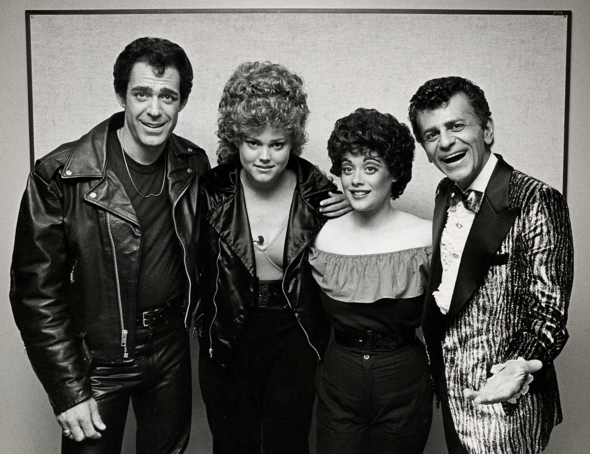 Actor Barry Williams, singer Belinda Carlisle, actress Donna Pescow and disc jockey Casey Kasem attend the opening of 