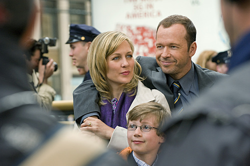 Still of Donnie Wahlberg and Amy Carlson in Blue Bloods (2010)