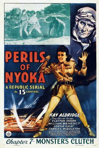 Kay Aldridge, Clayton Moore, Charles Middleton and Emil Van Horn in Perils of Nyoka (1942)