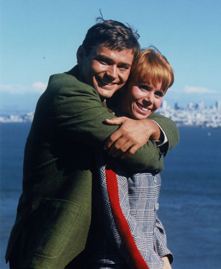 Judy Carne and Pete Duel