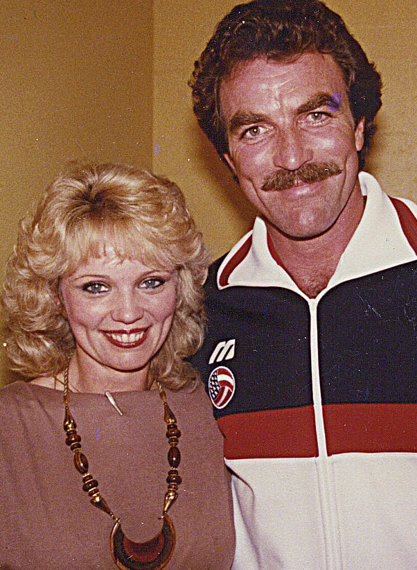 At interview with Tom Selleck