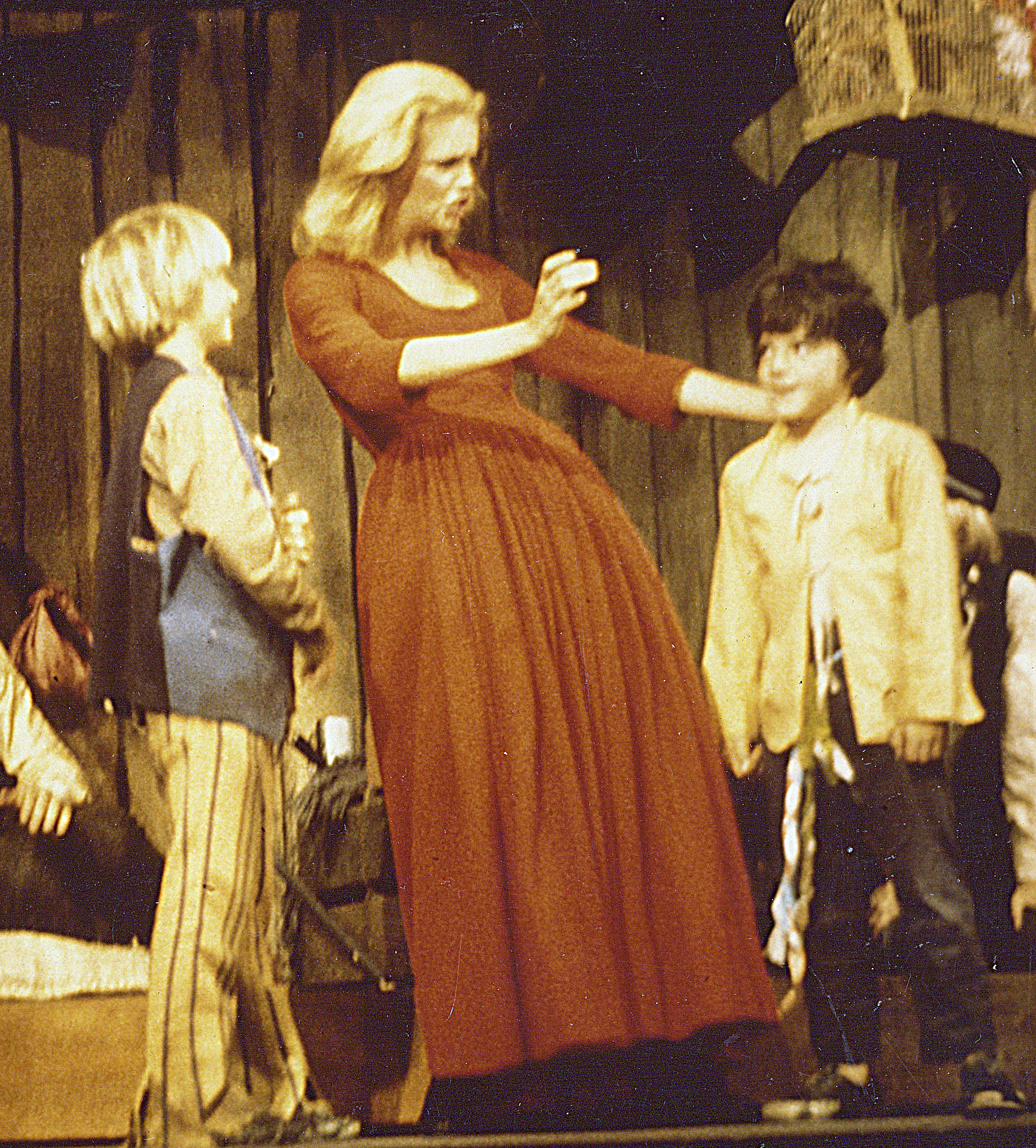 On stage as Nancy in 