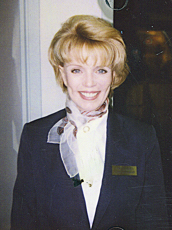 As Flight Attendant Patti in feature film 