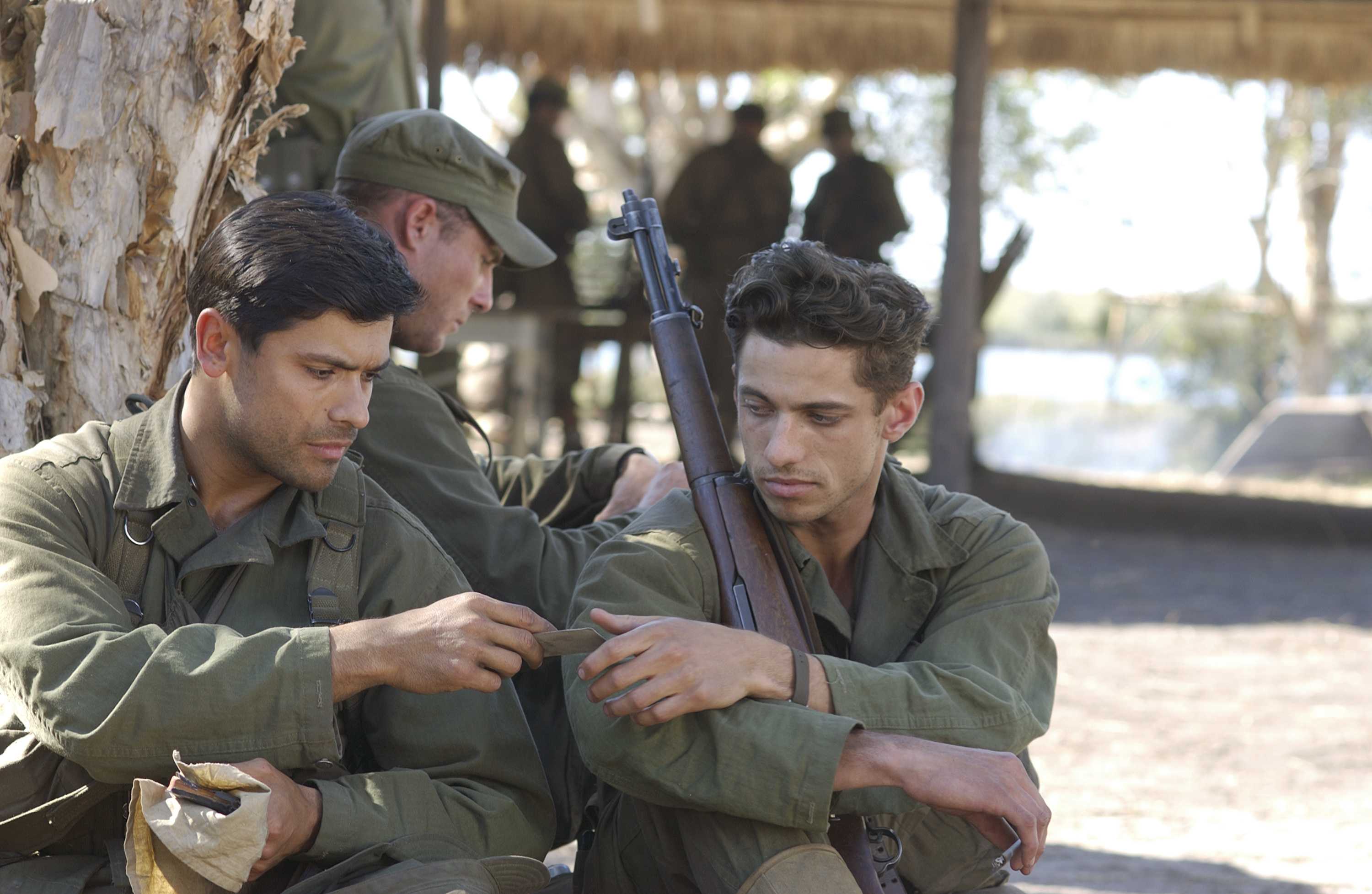 Mark Consuelos and James Carpinello in The Great Raid