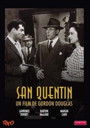 Raymond Burr, Marian Carr, Joe Devlin and Lawrence Tierney in San Quentin (1946)