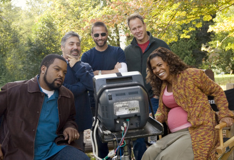 Nia Long, Ice Cube, Matt Alvarez, Steve Carr and Todd Garner in Are We Done Yet? (2007)