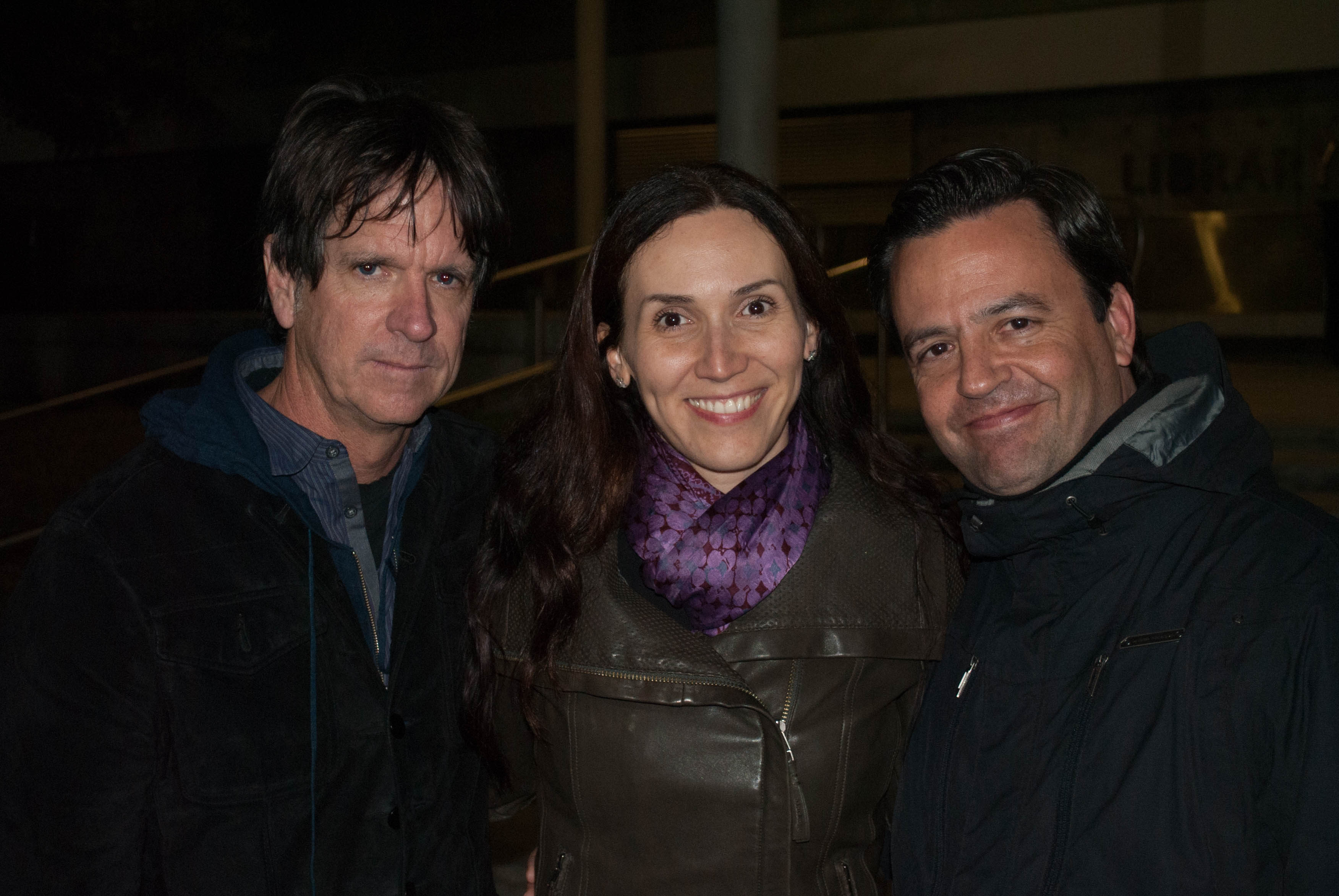 Director of Photography Paul Cameron, Director Laura Stabilini, and Director Salvador Carrasco