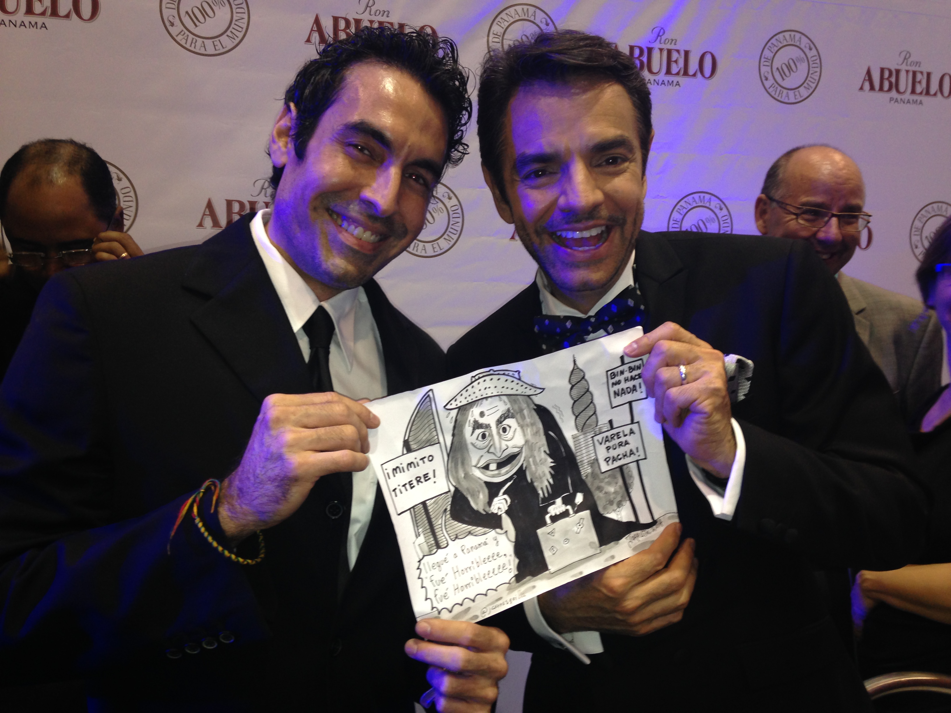 Joaquín and Eugenio Derbez at Premios Platino Event.