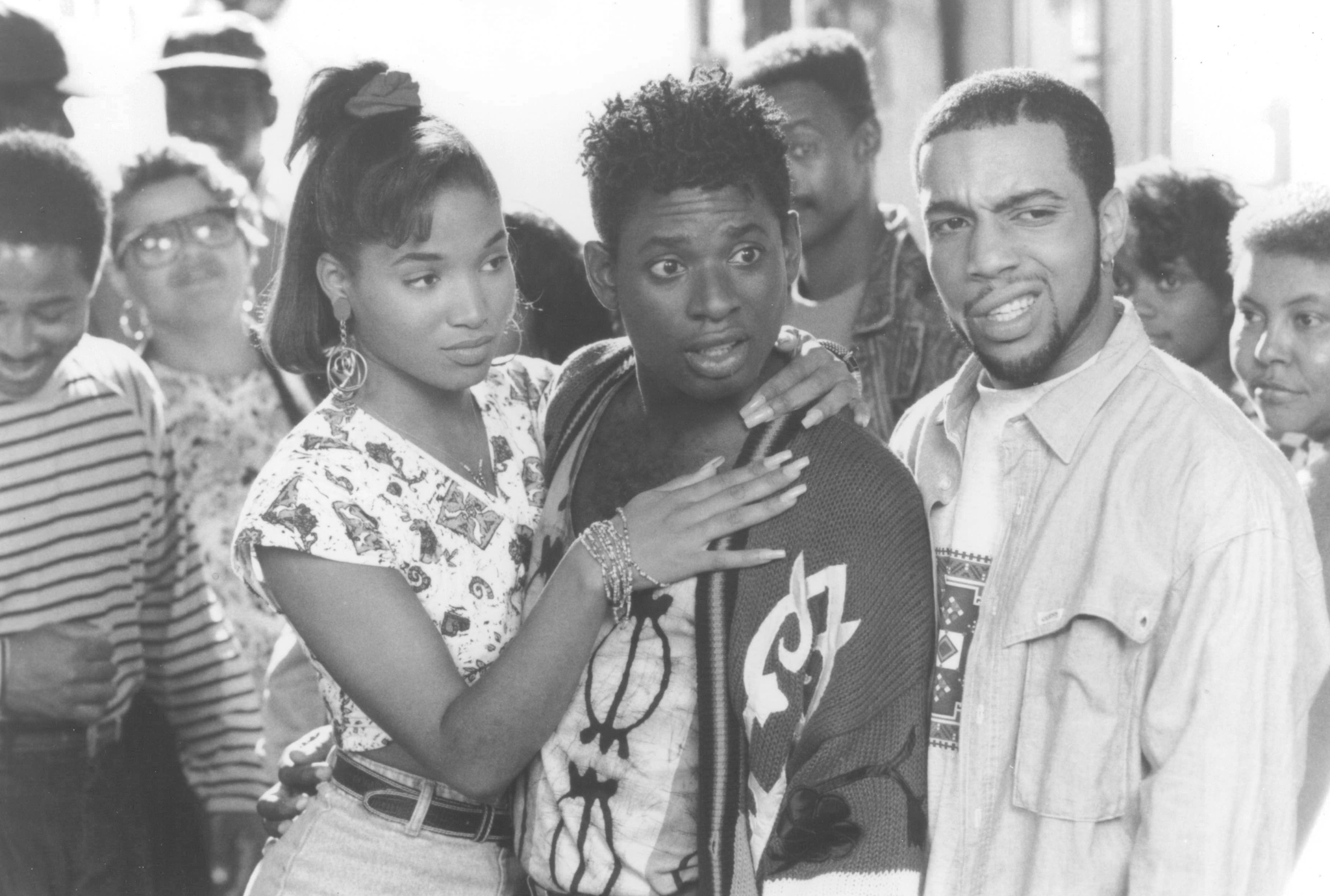 Still of Lisa Arrindell Anderson, Terrence 'T.C.' Carson and Nathaniel Hall in Livin' Large! (1991)