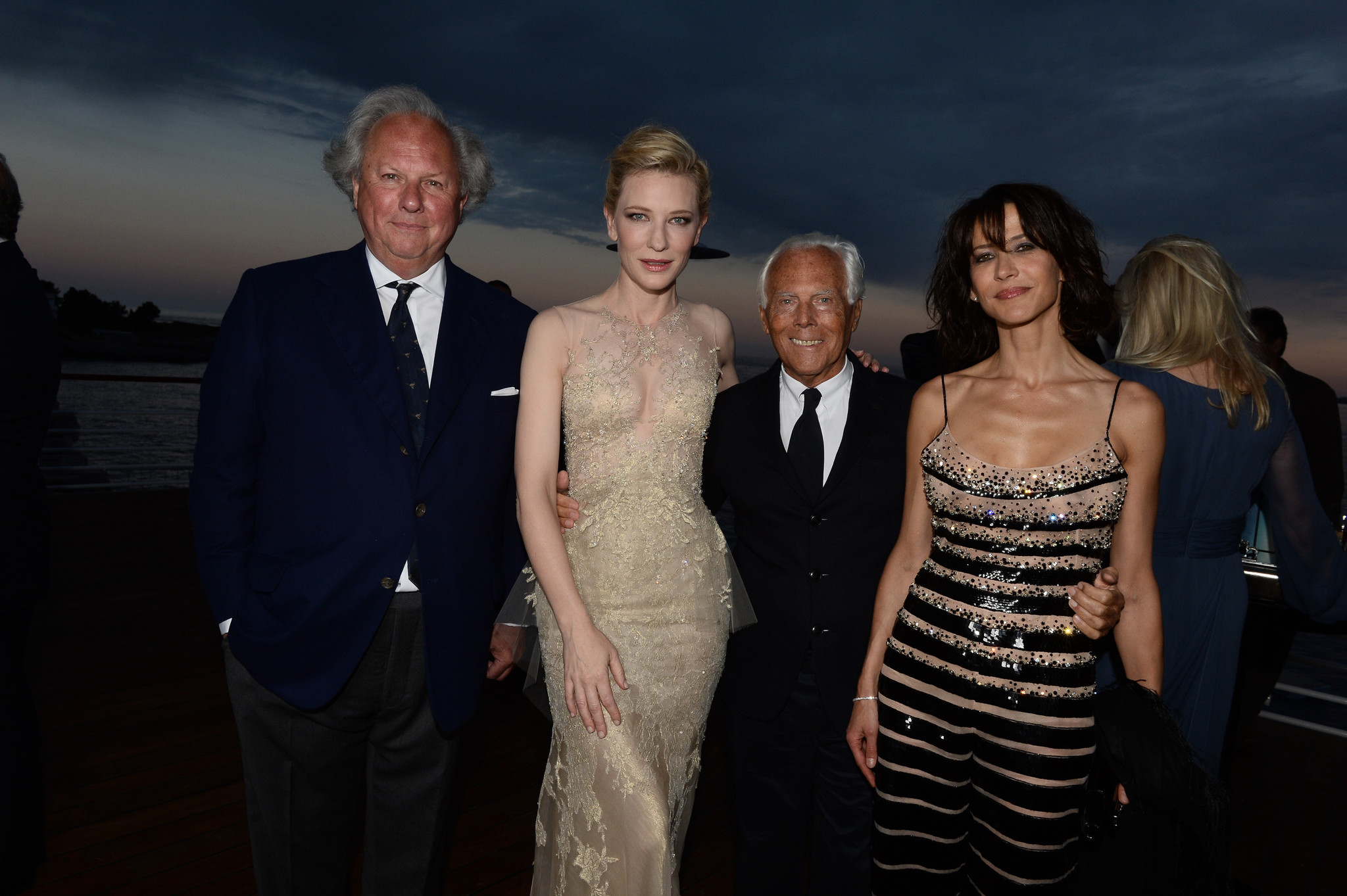 Sophie Marceau, Cate Blanchett, Giorgio Armani and Graydon Carter