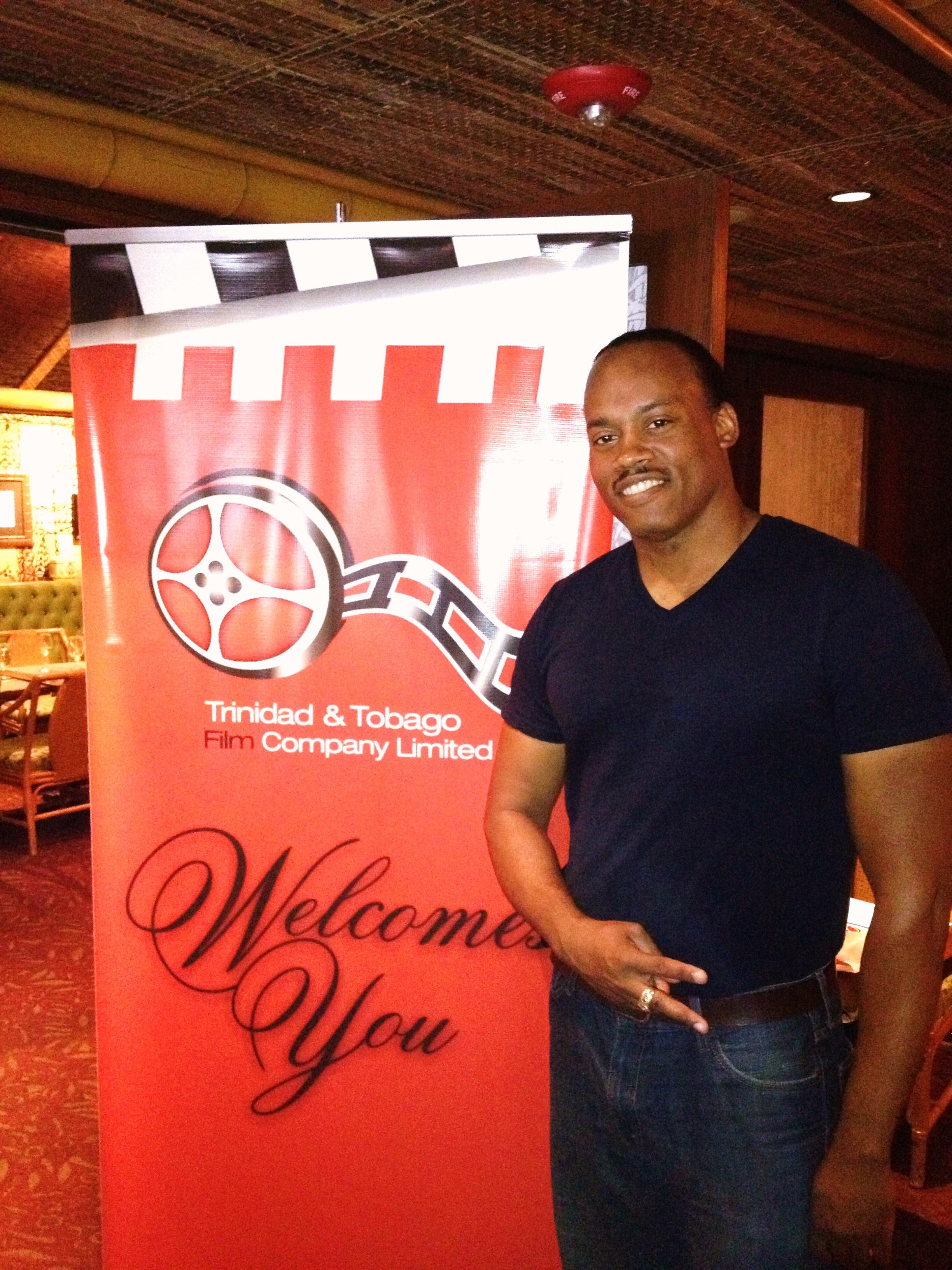 Producer/Director Greg Carter at Filmmaker luncheon provided by the Trinidad & Tobago Film Commission at Trader Vic's at L.A. Live