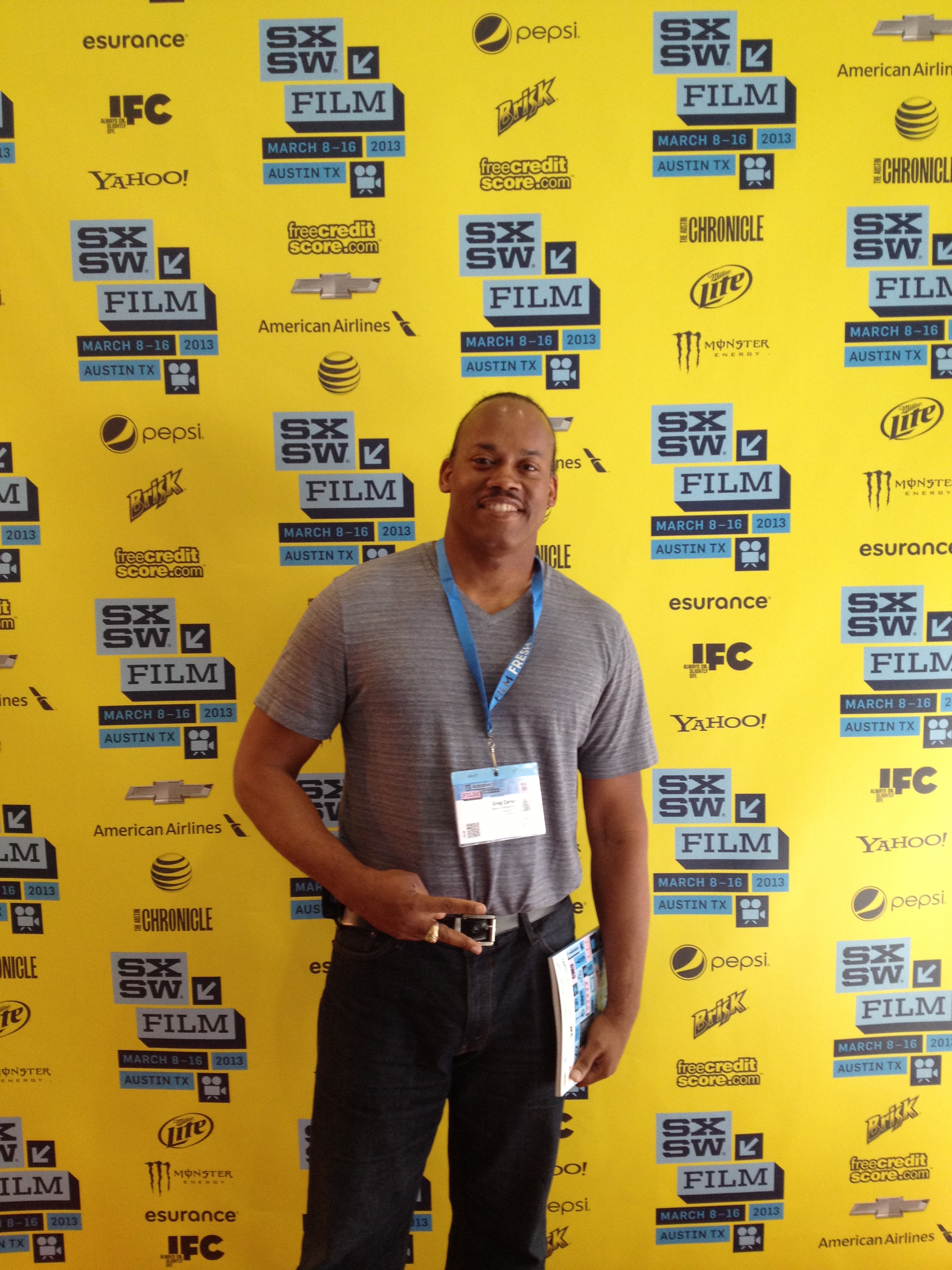 Panelist/Filmmaker Greg Carter the 2013 SXSW Film Festival and Conference