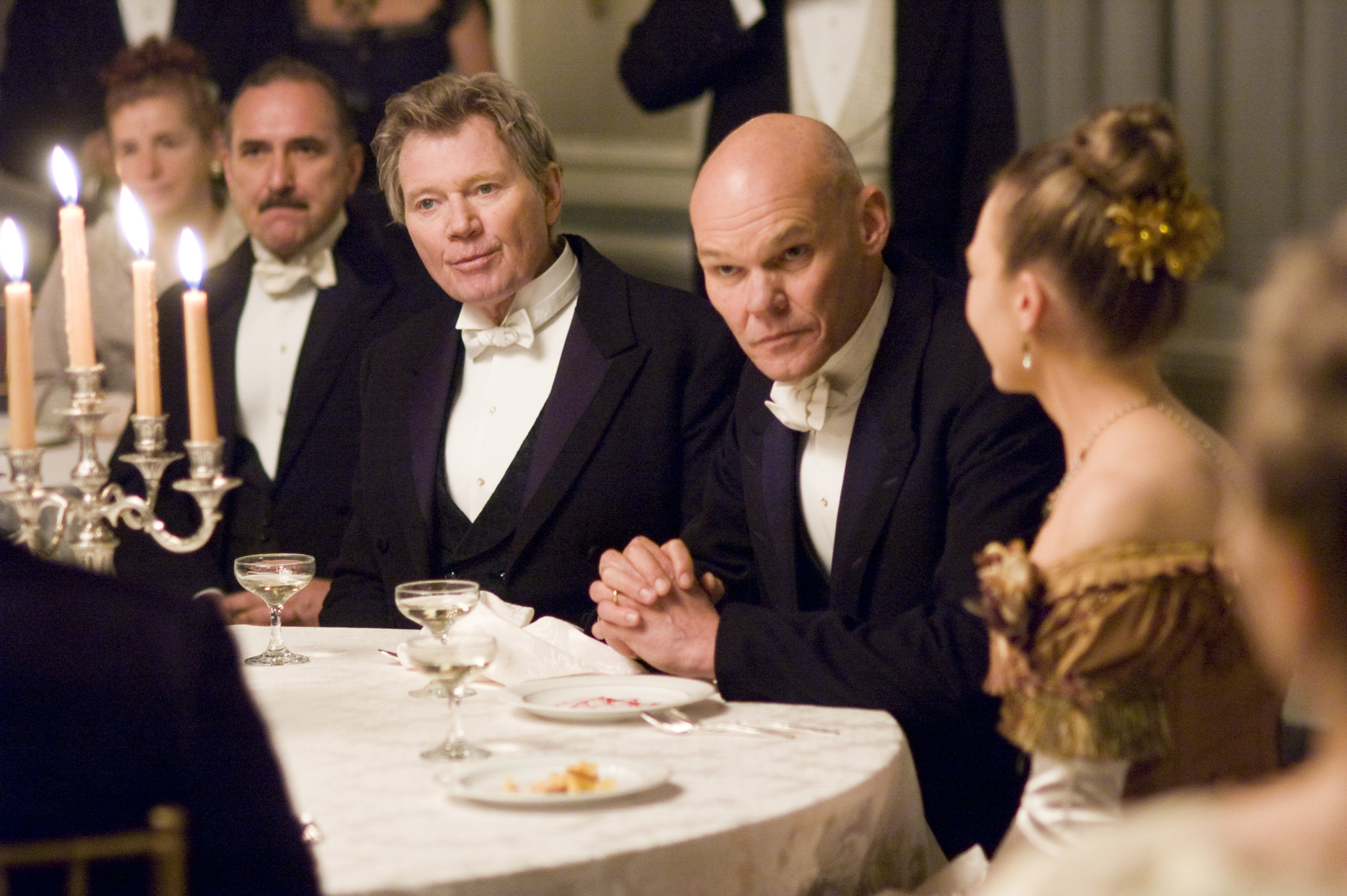 Still of James Carville and Michael Parks in The Assassination of Jesse James by the Coward Robert Ford (2007)