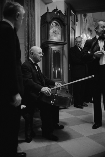 Pablo Casals on the night he performed at the White House