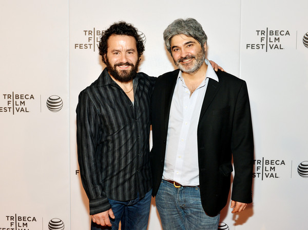 With director Onur Tukel at the premiere of APPLESAUCE; 2015 Tribeca Film Festival