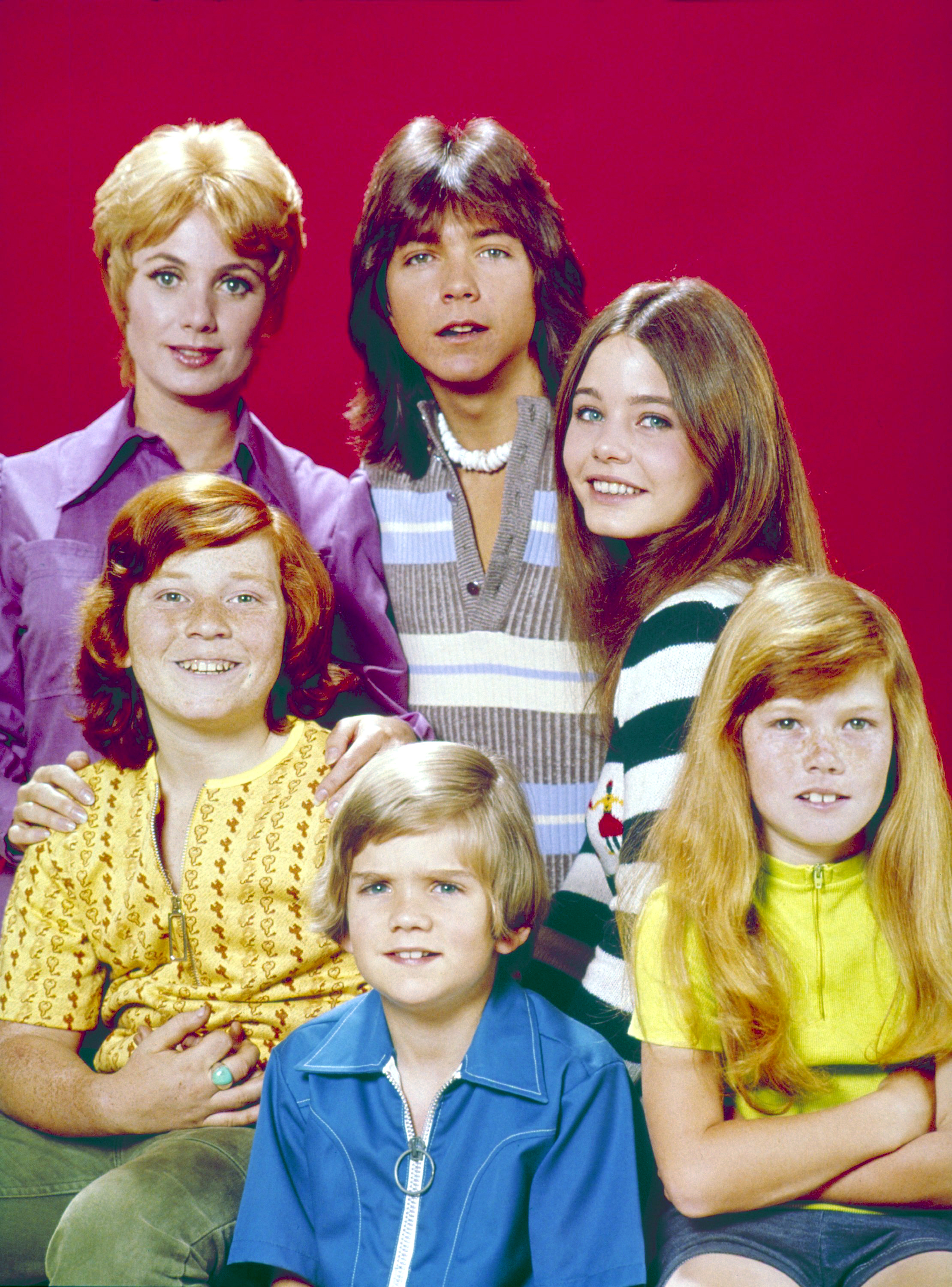 Still of Susan Dey, Danny Bonaduce, David Cassidy, Suzanne Crough, Brian Forster and Shirley Jones in The Partridge Family (1970)