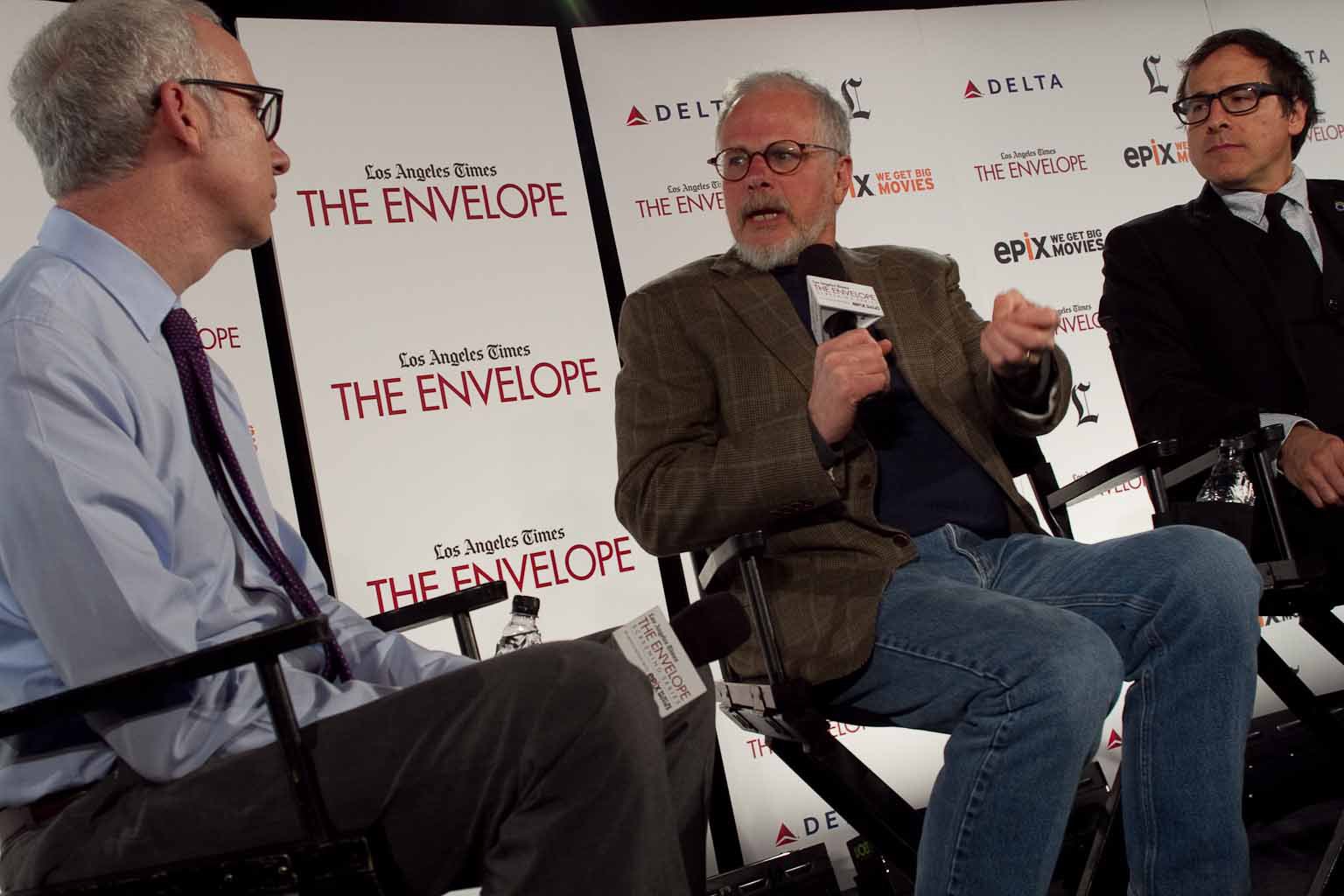 Jay Cassidy and David O. Russell at event of Amerikietiska afera (2013)