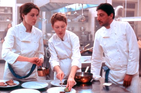 Martina Gedeck (left) as Martha, Katja Studt (center) as Lea, and Sergio Castellitto as Mario