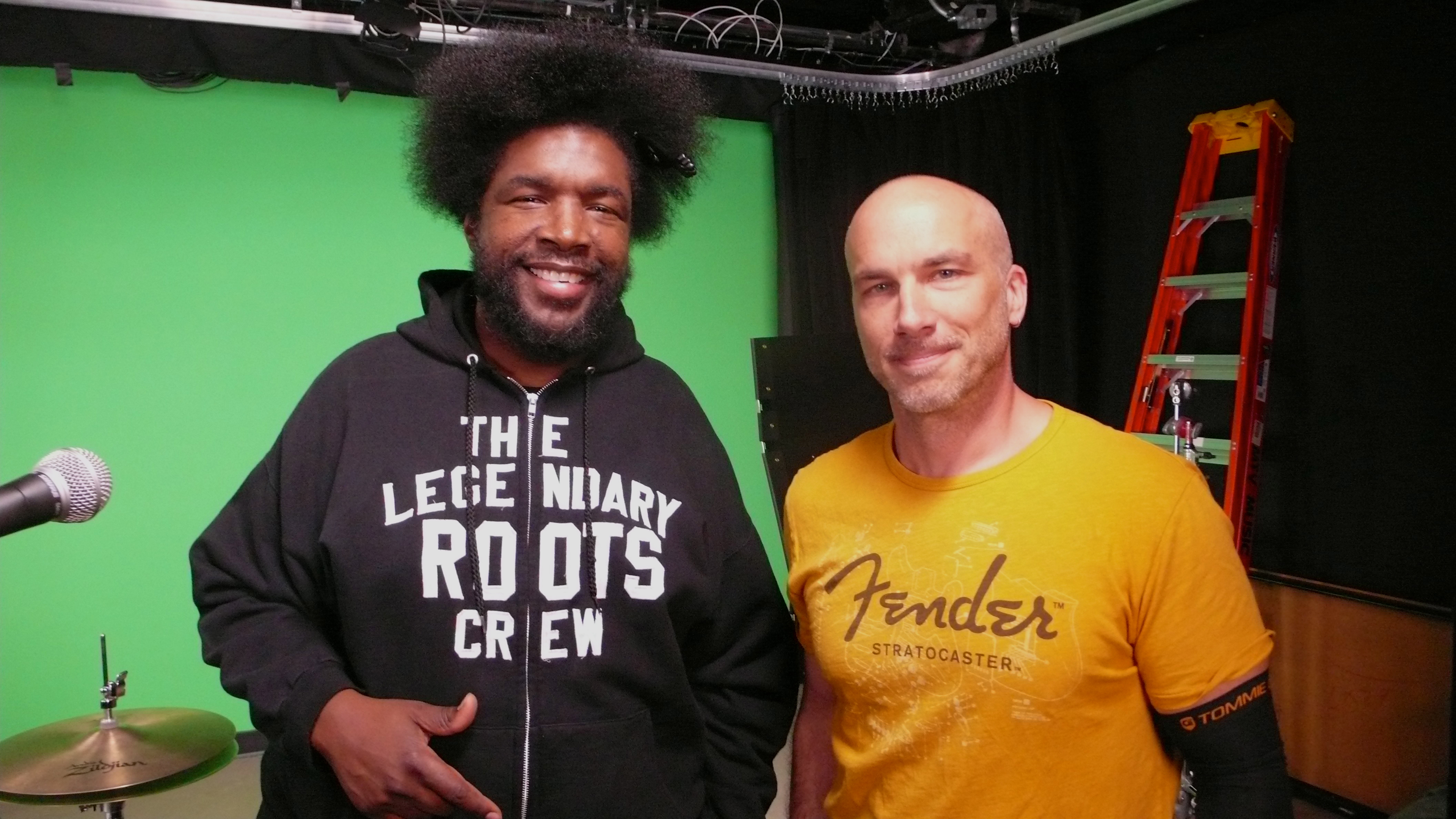 With Questlove for the Philly Jam promos