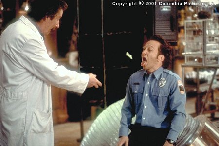 Still of Rob Schneider and Michael Caton in The Animal (2001)