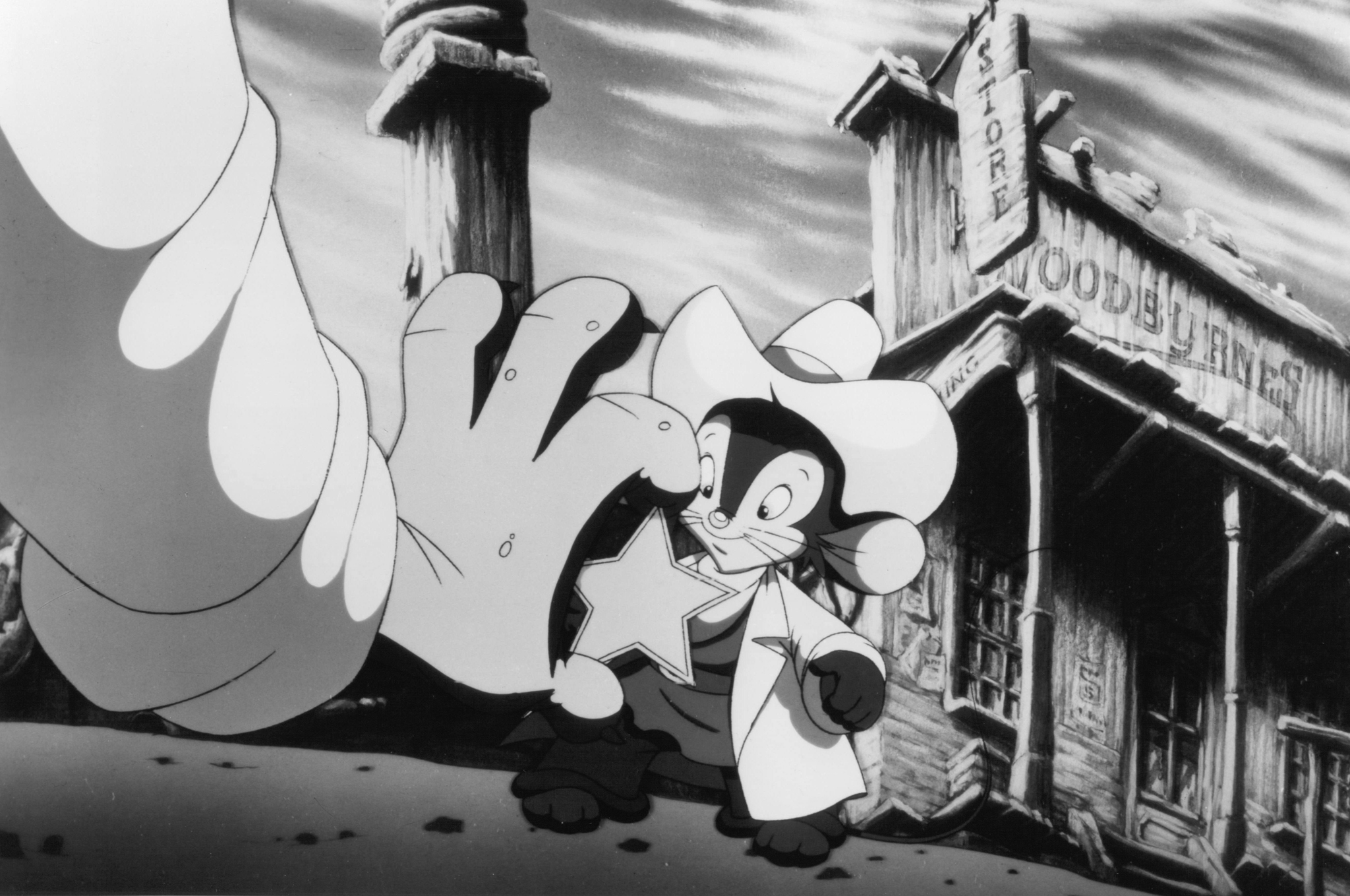 Still of John Cleese, Cathy Cavadini, Nehemiah Persoff and Erica Yohn in An American Tail: Fievel Goes West (1991)